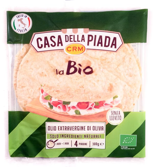 Βιολογική Ιταλική Πίτα "Piadina" Χωρίς Μαγιά