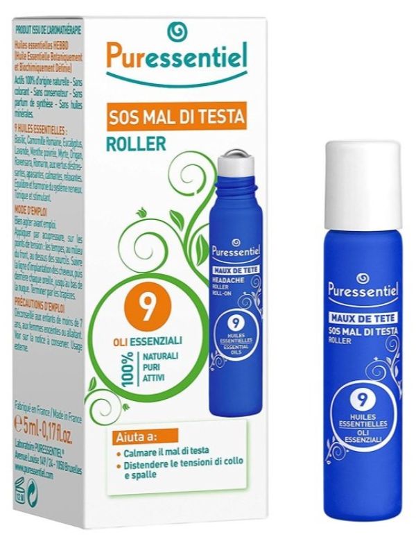 Headache Roll On για τον Πονοκέφαλο με 9 Αιθέρια Έλαια
