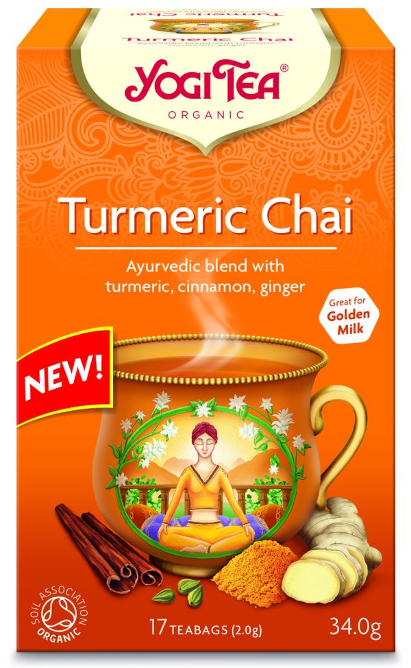 Yogi Tea Turmeric Chai Organic Strengthening Drink