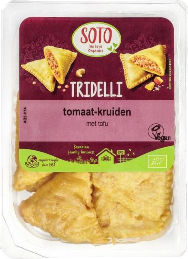 Tridelli of tomato and fine herbs