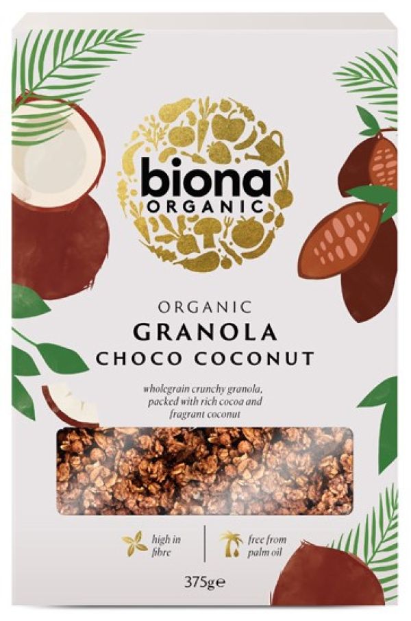 Βιολογική Granola με Σοκολάτα & Καρύδα