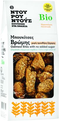 Μπουκίτσες Βρώμης με Σιρόπι Αγαύης ΒΙΟ