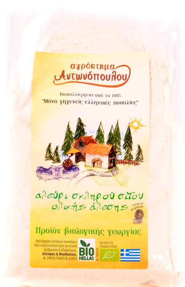 Αλεύρι Σίτου Σκληρό Ολικής Άλεσης BIO