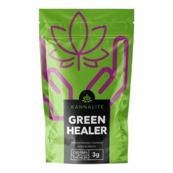 GREEN HEALER 3g Ελληνικοί βιολογικοί ανθοί CBD