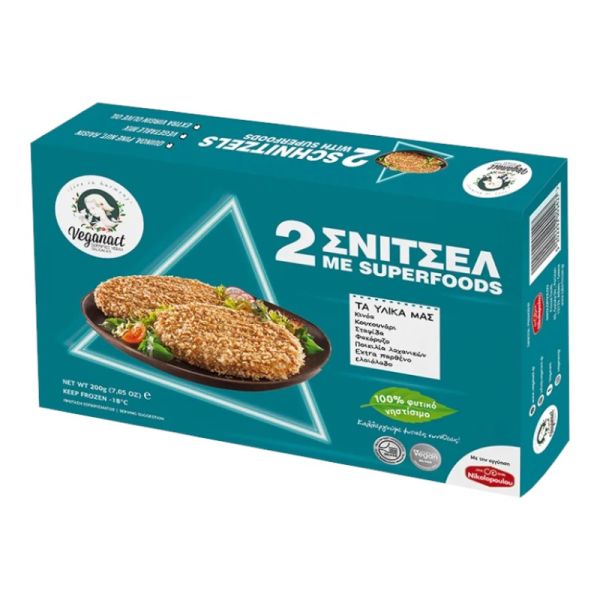 Vegetarian Schnitzel with Vegetables