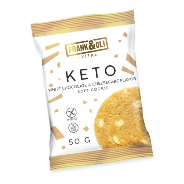 Soft Cookie Cheesecake White Chocolate Keto