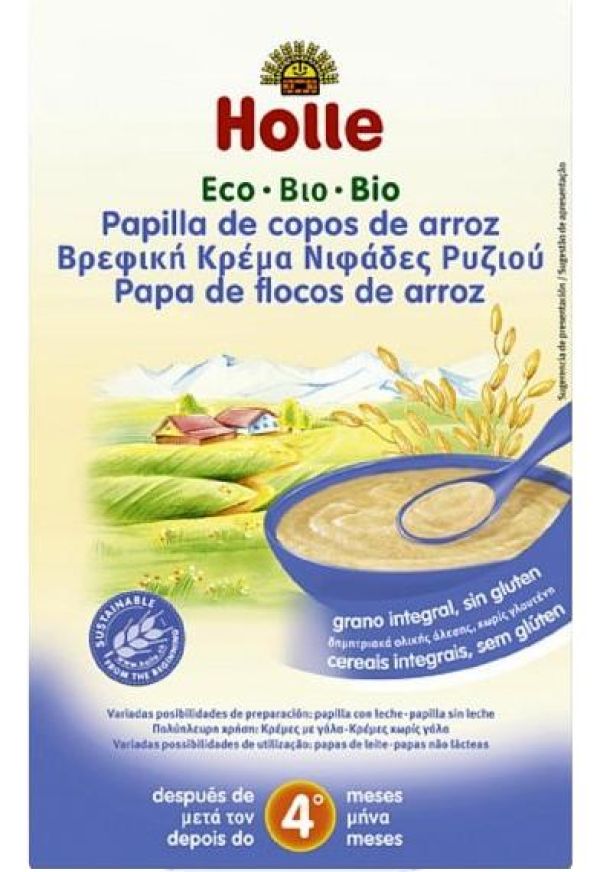 Παιδική ρυζόκρεμα από 4 μηνών