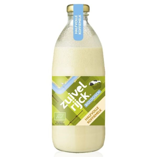 Evaporated milk (in a glass bottle)