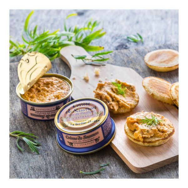 Μους Σολομού Ειρηνικού με Εστραγκόν