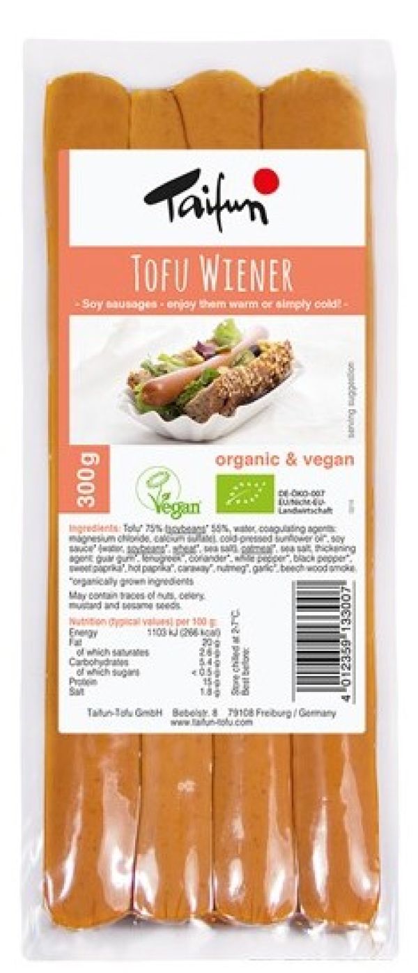 Vegan Λουκάνικα Tofu  Μεγάλα BIO