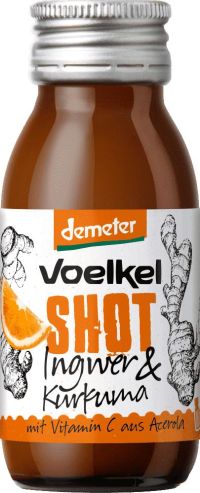 Shot Τζίντζερ & Κουρκουμάς