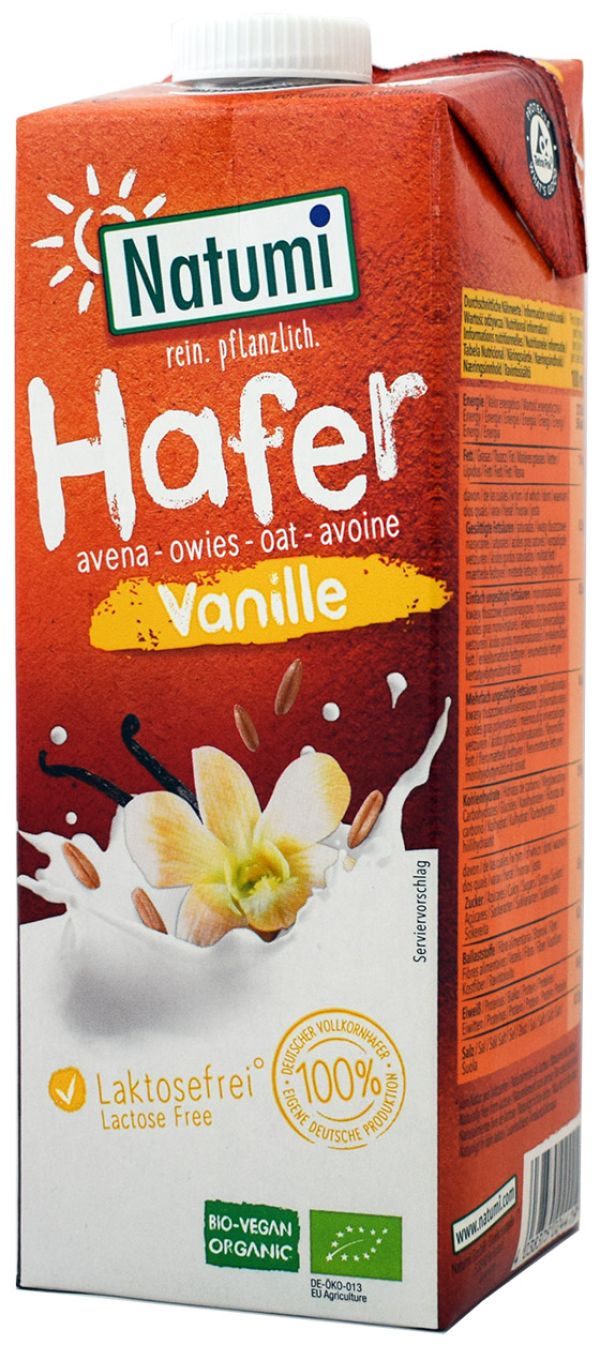 Ρόφημα βρώμης βανίλια χωρίς λακτόζη