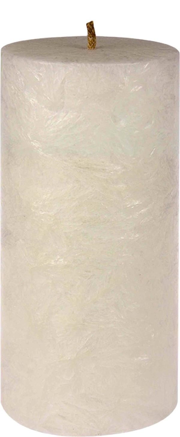 Κερί Λευκό απο 100% Φυτική Στεατίνη (6,4cm x 13,5cm)