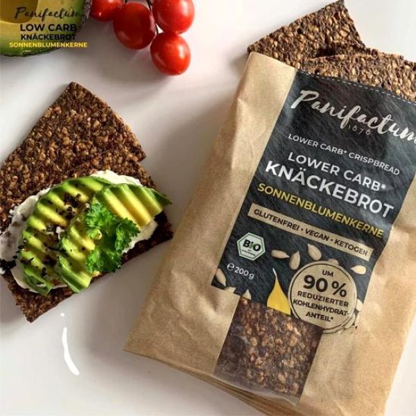 Low Carb Κράκερς με Ηλιόσπορο - Χωρίς Γλουτένη