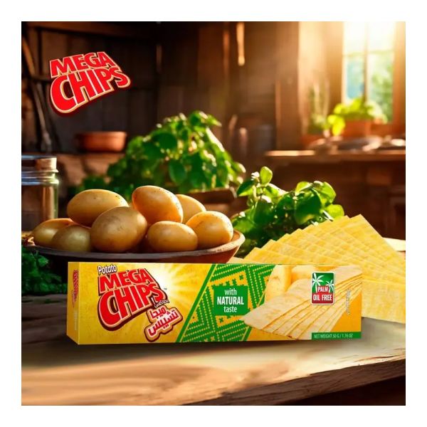 Mega Chips Natural with Salt