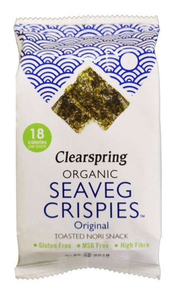 Κράκερ απο Φύκια Nori  "Seaveg Crispies" ΒΙΟ