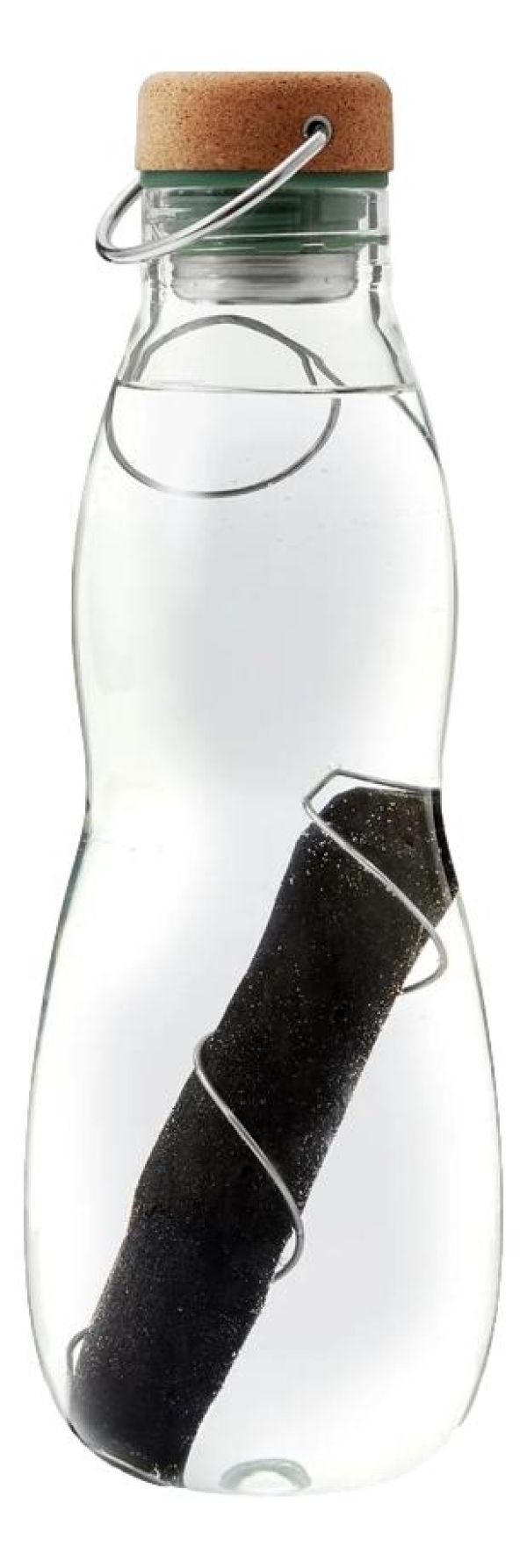 Γυάλινο Μπουκάλι νερού & Φίλτρο Άνθρακα (650 ml)