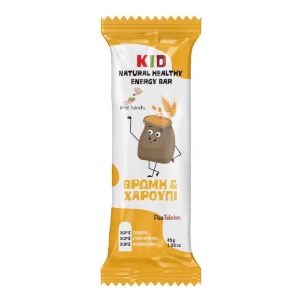 Παιδική Μπάρα με Βρώμη και Χαρούπι