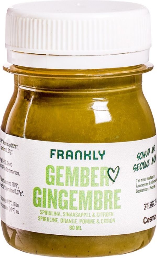 Fresh Ginger Spirulina Shot coldpressed