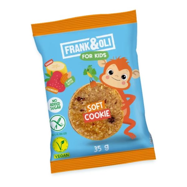 Soft Cookie Banana and Strawberry (For Kids)
