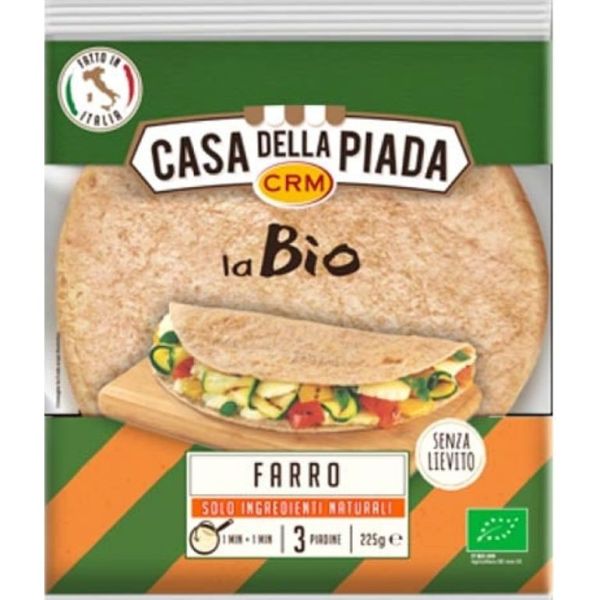 Βιολογική Ιταλική Πίτα Ντίνκελ "Piadina" Χωρίς Μαγιά