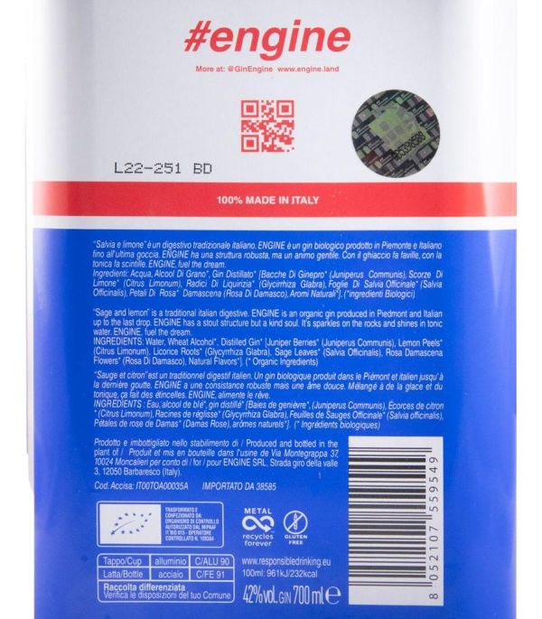 Engine Gin Organic
