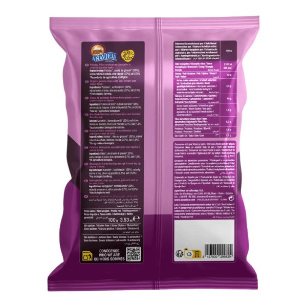 Πατατάκια Με Κρέμα Γάλακτος & Κρεμμύδι