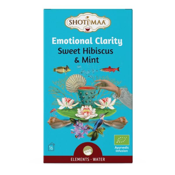 Emotional Clarity Tea with Hibiscus and Mint