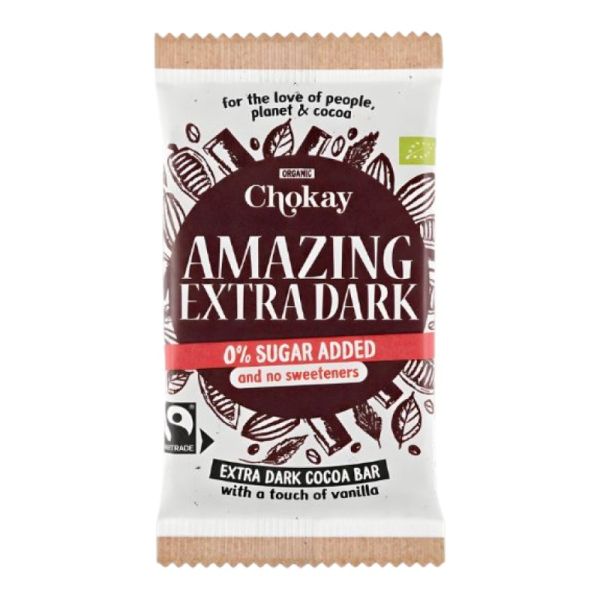 Σοκολάτα 'Amazing Extra Dark' Χωρίς Γλουτένη & Χωρίς Ζάχαρη