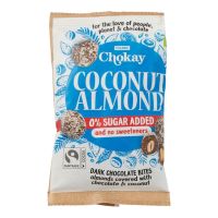 Chocolate Covered Almonds with Coconut