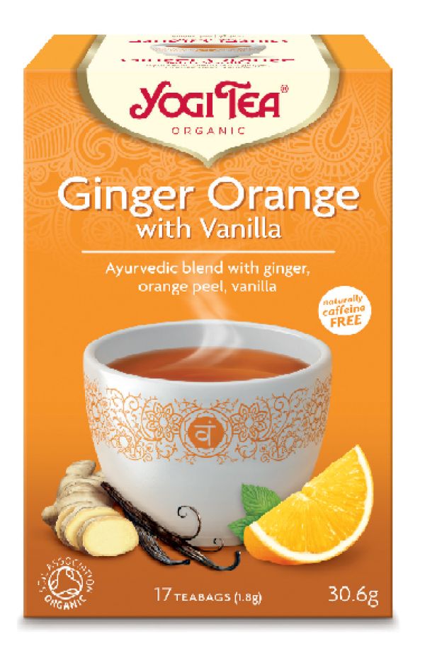 Yogi Tea Ginger Orange Vanilla - Ρόφημα με Aρώματα Kαλοκαιριού BIO