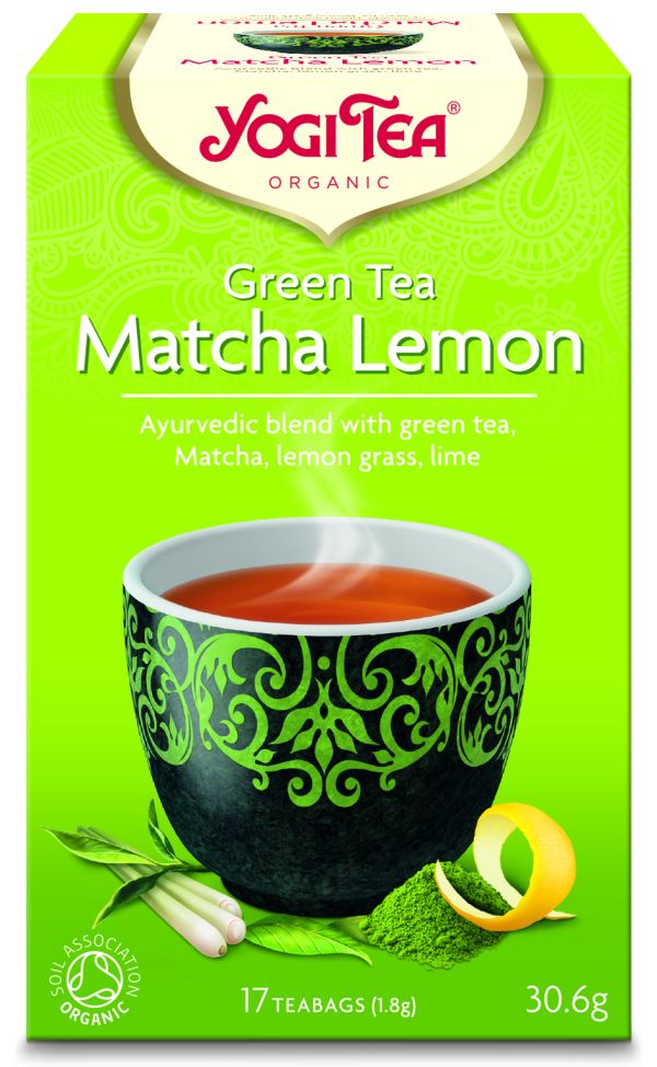 Υogi tea Green Matcha Lemon
