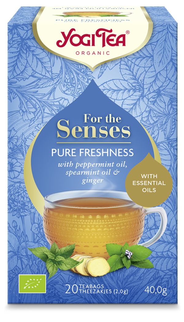 Υogi Tea Pure Freshness - Ρόφημα Δροσιάς για Αναζωογόνηση BIO
