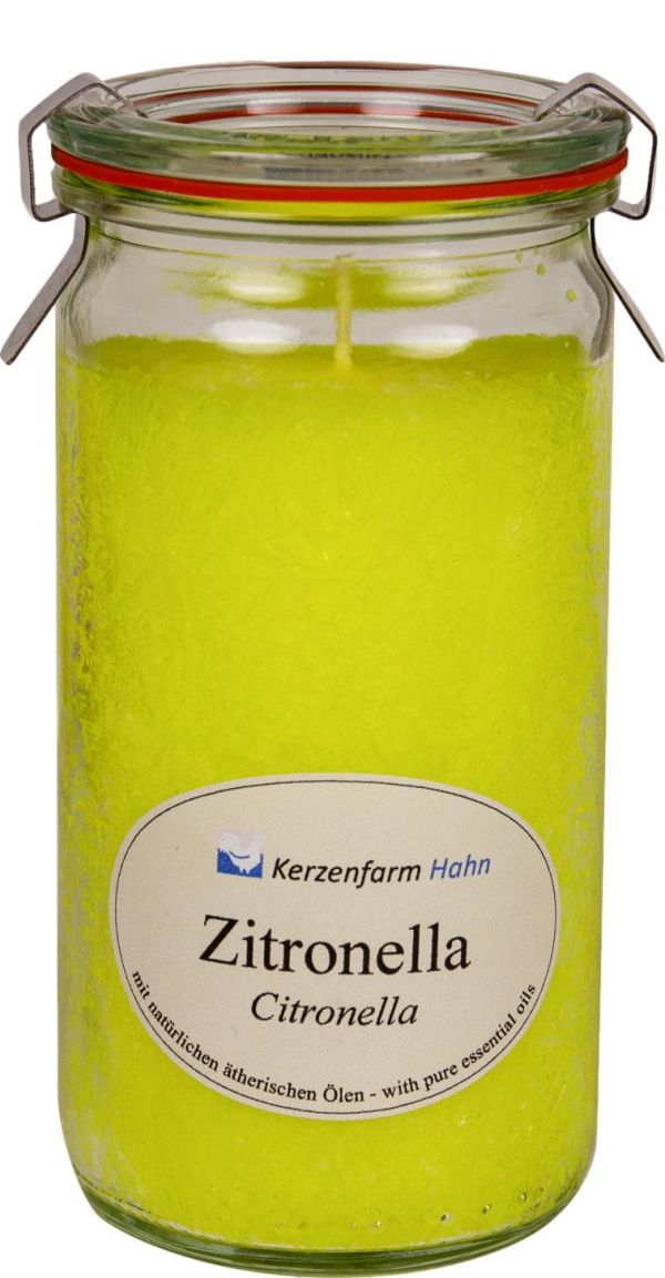 Κερί Σιτρονέλλα Κίτρινο XL απο 100% Φυτική Στεατίνη (40 ώρες)
