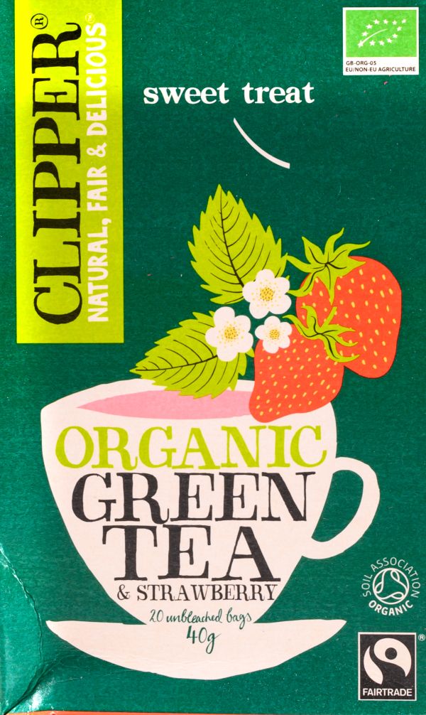 Πράσινο Τσάι με Φράουλα (20 φάκ.) (Fair Trade)