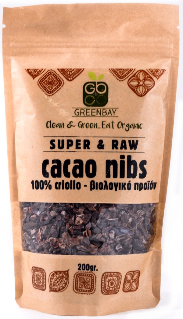 Cacao Nibs (Criollo), κομμάτια -RAW -BIO