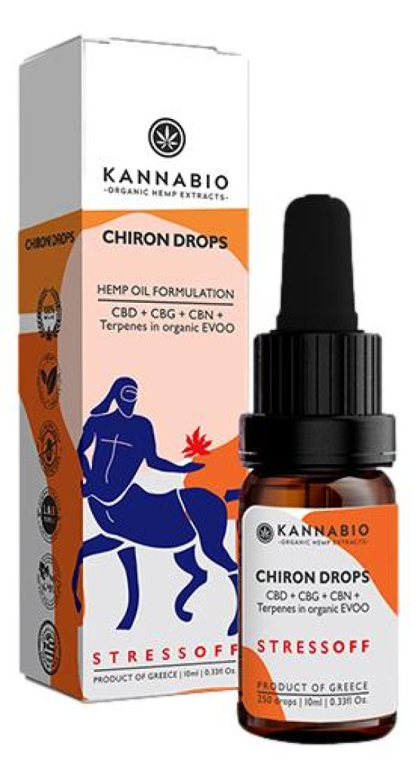 Chiron Drops StressOff CBD+CBG+CBN+Terpenes