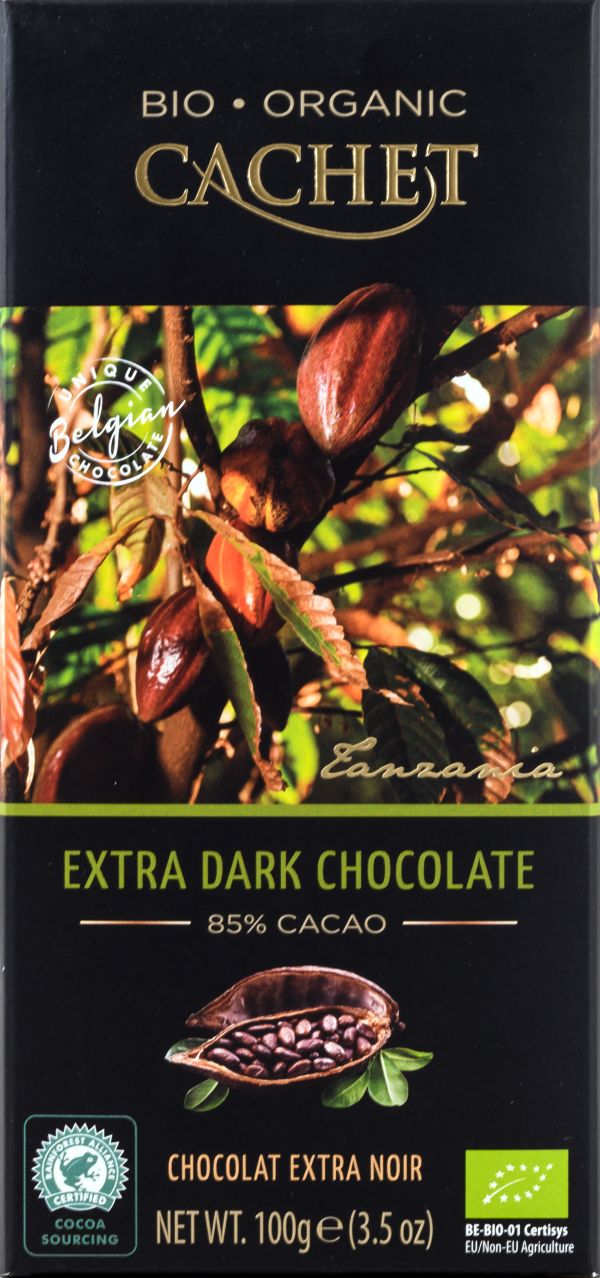 Σοκολάτα Έξτρα Μαύρη 85% BIO