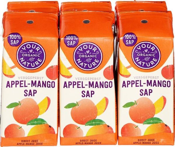 Χυμός μήλου-μάνγκο μίνι χ/ζάχαρη