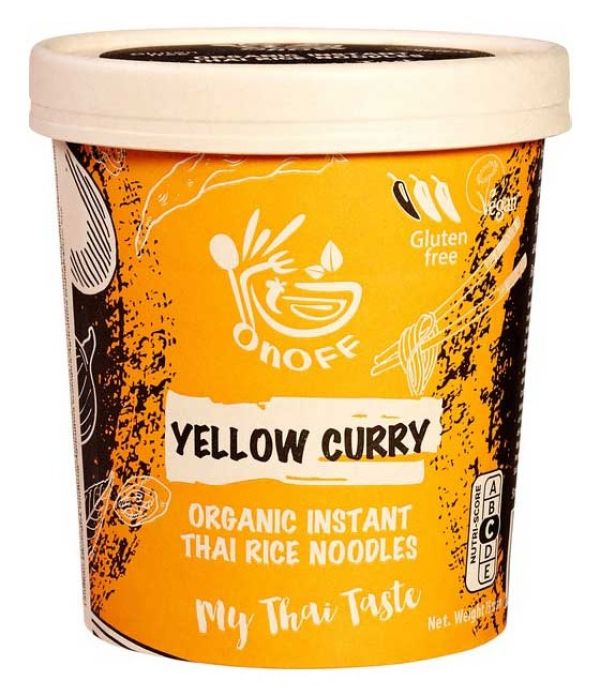 Instant Noodle Soup Yellow Curry - Χωρίς Γλουτένη
